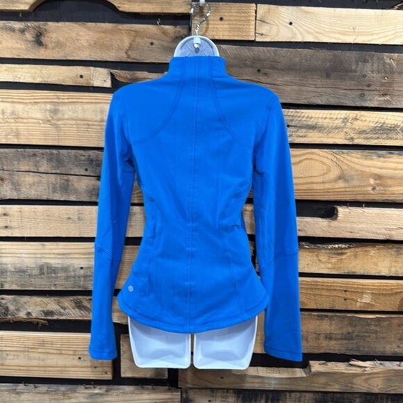 Lululemon Forme‎ Jacket *Brushed Beaming Blue Women’s Size 4 - Picture 5 of 8